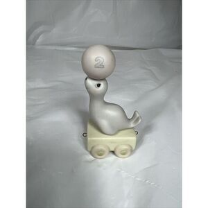 Precious Moments Figurine 15962 God Bless You On Your Birthday 2 Years Old‎ 1985